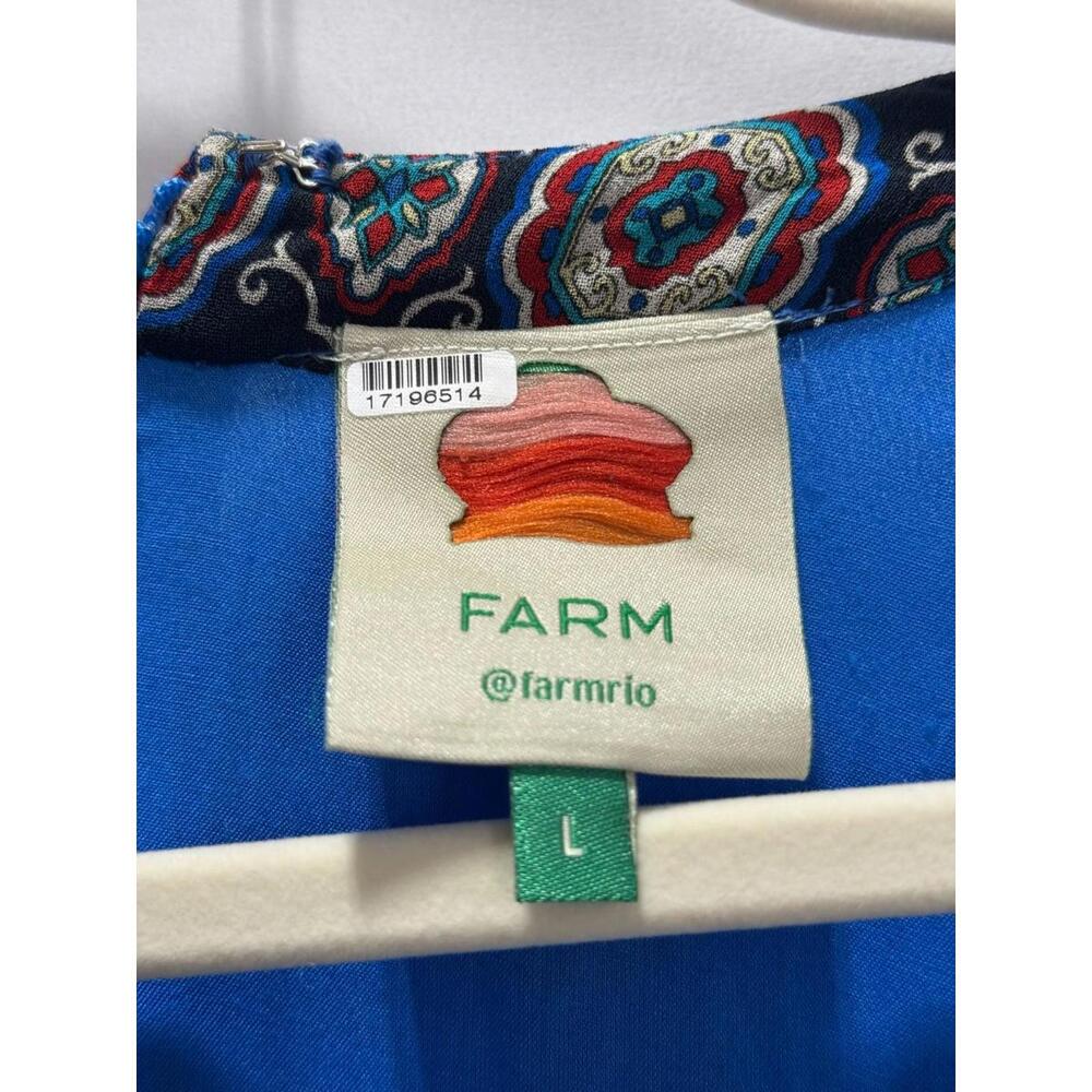 FARM Rio Anika Tiles Maxi Dress Size L Multicolor - Picture 6 of 16